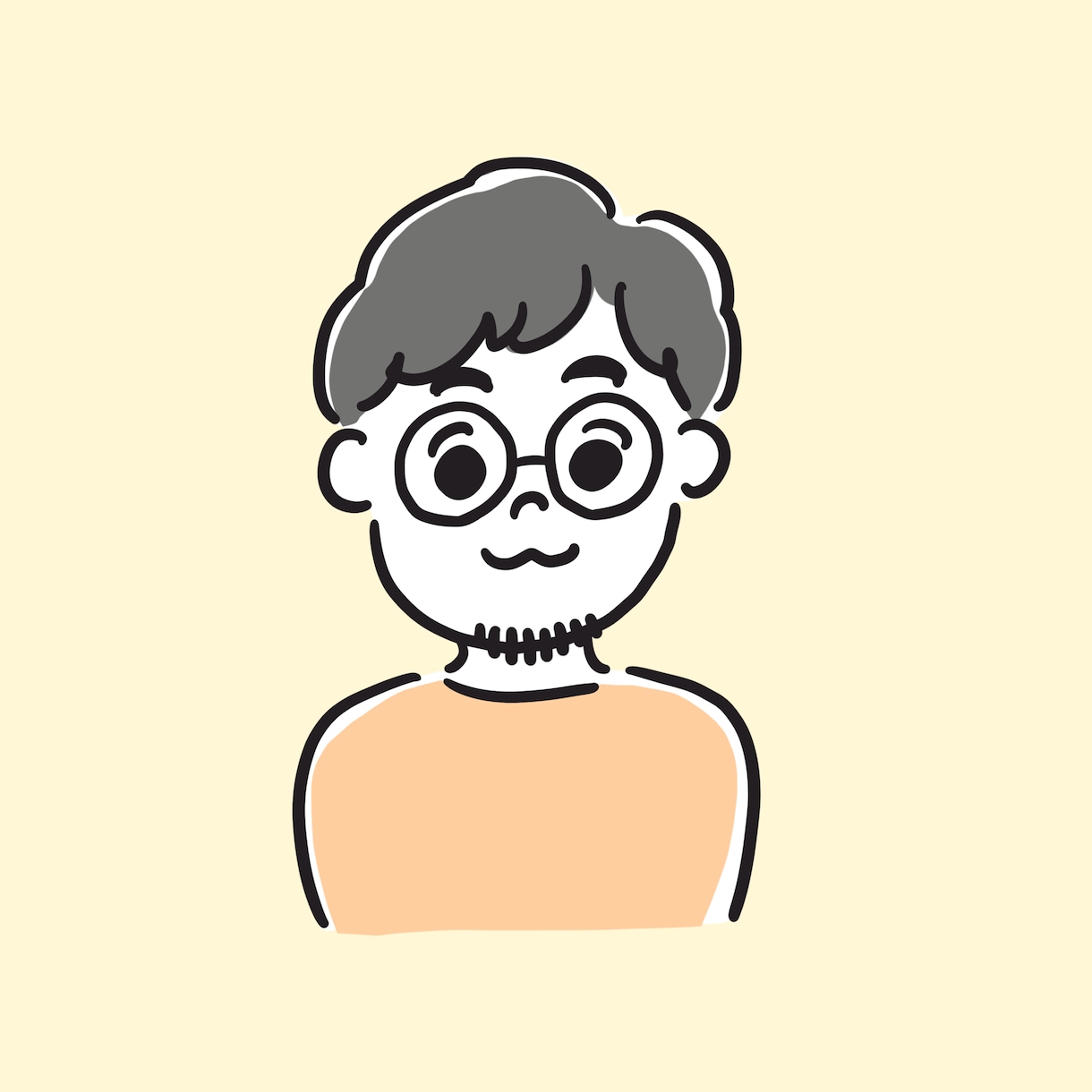 アイコン/名刺に♪ゆるおしゃれ似顔絵描きます カフェの店員さんや子供向けにも！やさしい印象の似顔絵です♪ イメージ4