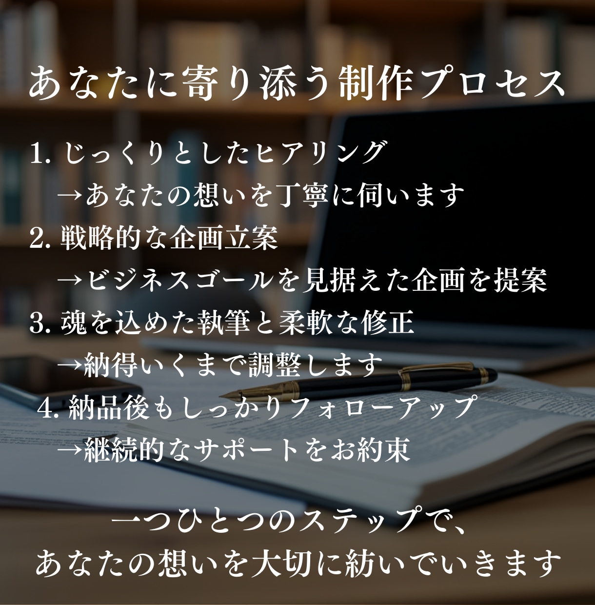 想いを言葉に。そして言葉を奇跡の種にします 企業理念・コンセプト・HP・LPなど、あらゆる文章に対応 イメージ6