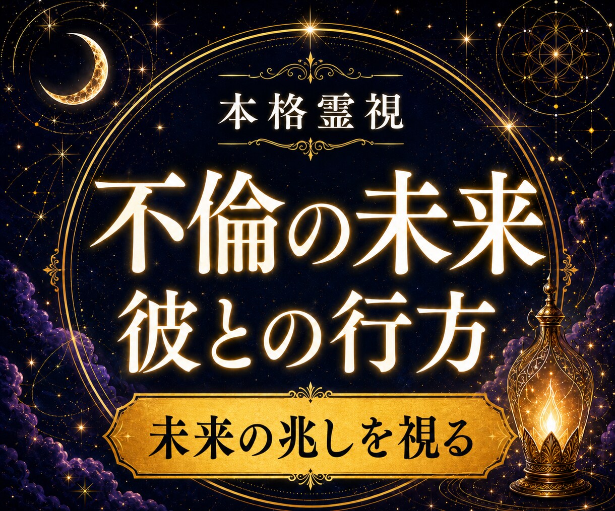 不倫・婚外恋愛｜彼との未来と二人の行方を霊視します 未来の兆しを静かに霊視し照らします。 イメージ1