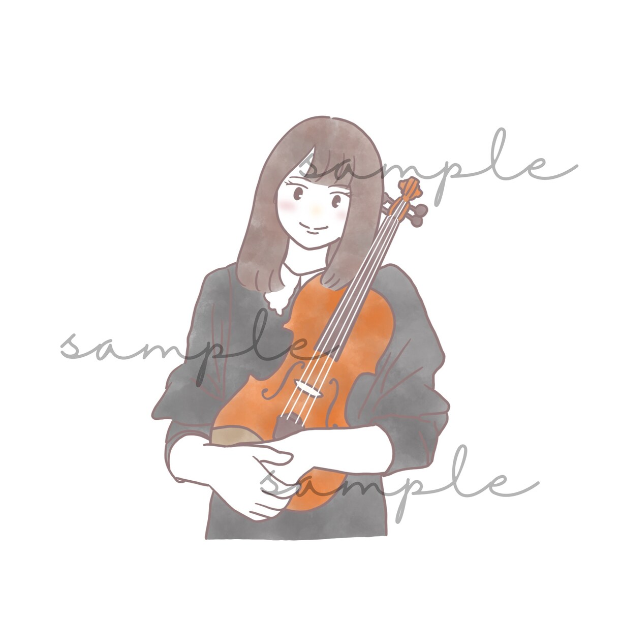 シンプルで温かみのある似顔絵を描きます プレゼントや大切な人との記念に♡ イメージ7
