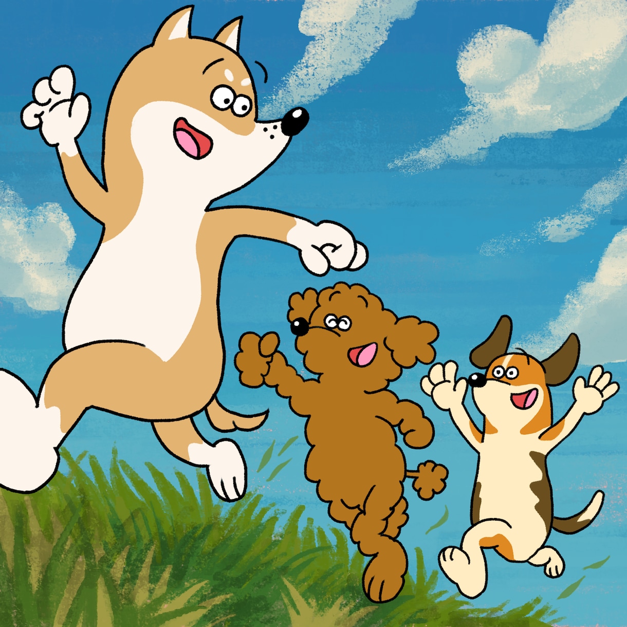 とぼけ顔が愛しい！デフォルメ犬イラストお描きします 見れば見るほどクセになる、あの子のとぼけ顔 イメージ3