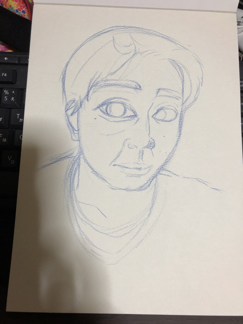 写真をベースでアナログにて似顔絵をお描きします 誕生日★プレゼント★贈り物としていかがでしょうか？ イメージ3