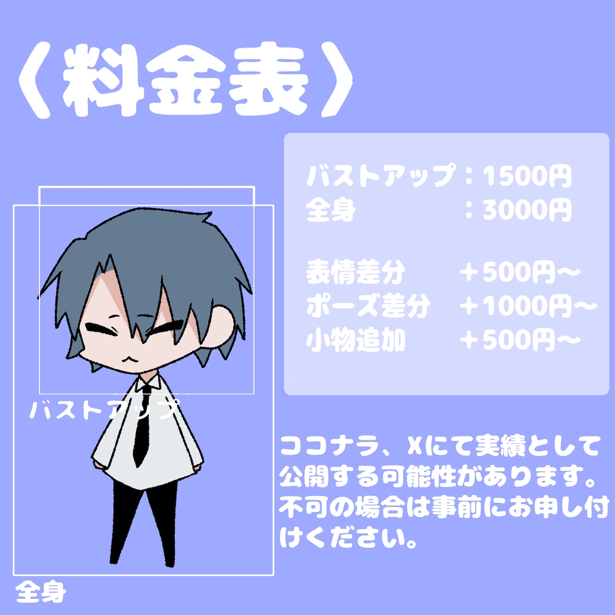 ゆるくて可愛いデフォルメキャラを描きます 貴方のオリジナルキャラクターを可愛くゆるくデフォルメします！ イメージ2