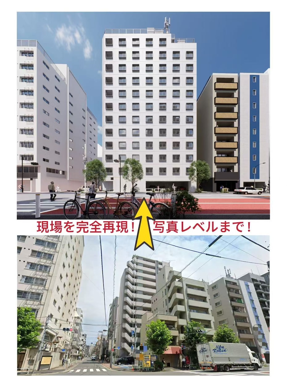 専門・短期間でリアルなCGパースを作成します スケッチアップモデリング、パース作成、打ち合わせ、検討用も。 イメージ3