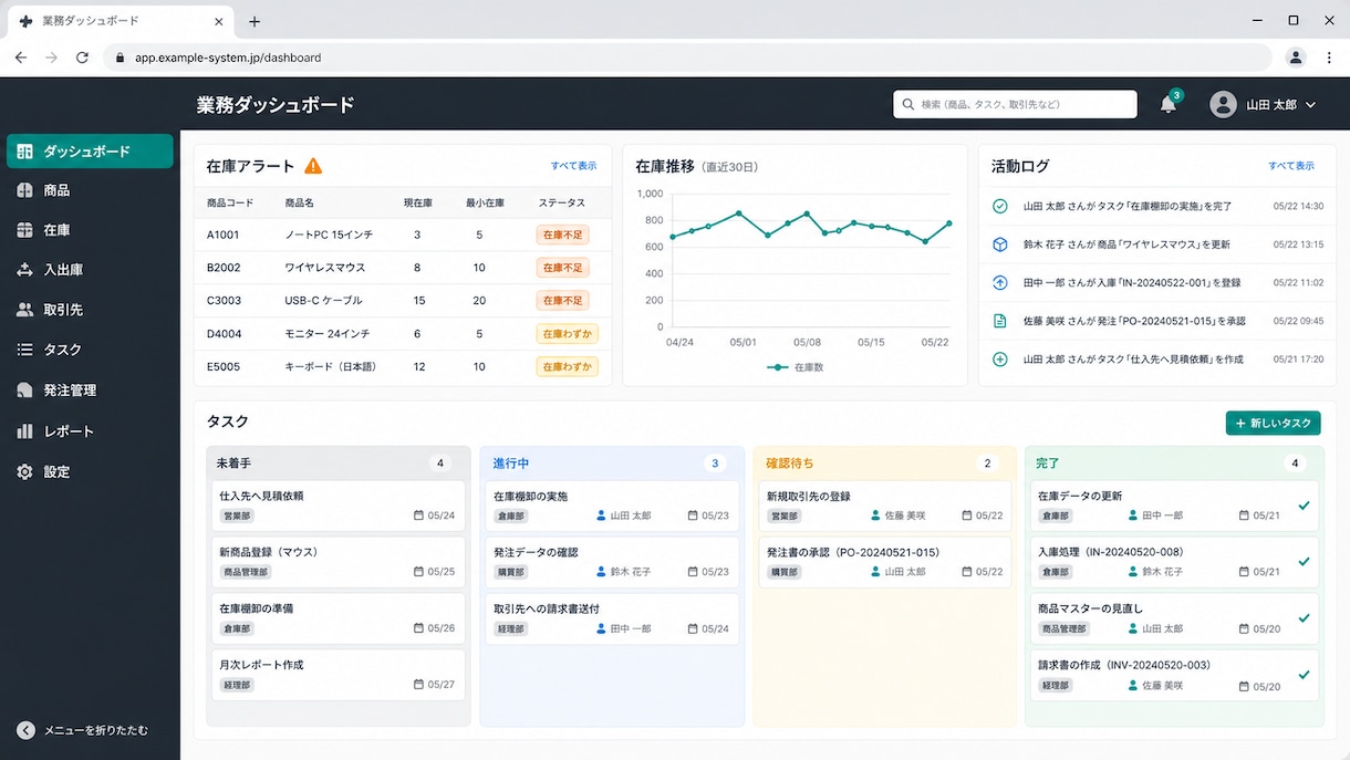 Webシステム・業務アプリを制作します 企画から開発・運用改善まで支援します イメージ4