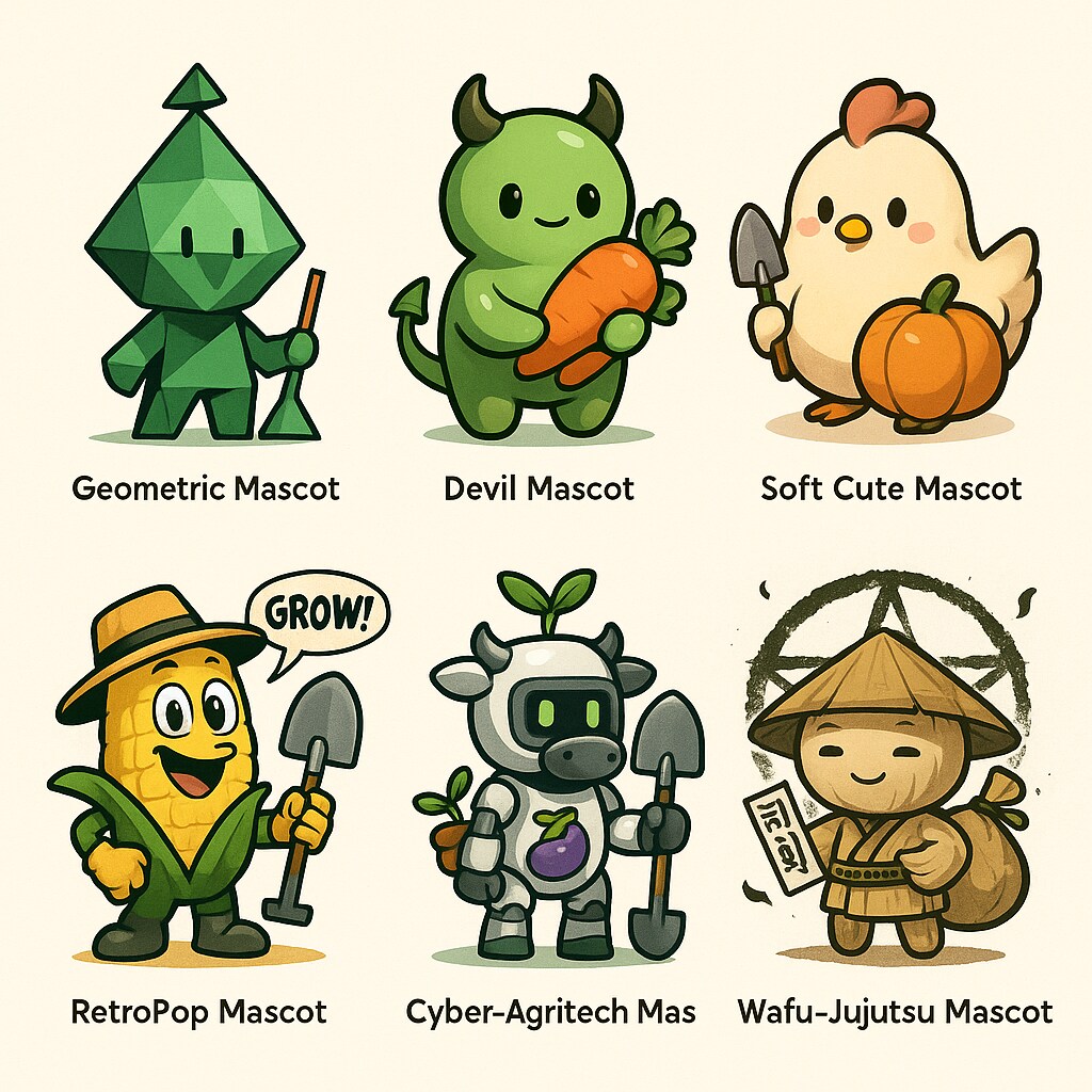 農業用マスコットキャラを作成します お客様に覚えられる農業マスコットキャラを作成 イメージ7