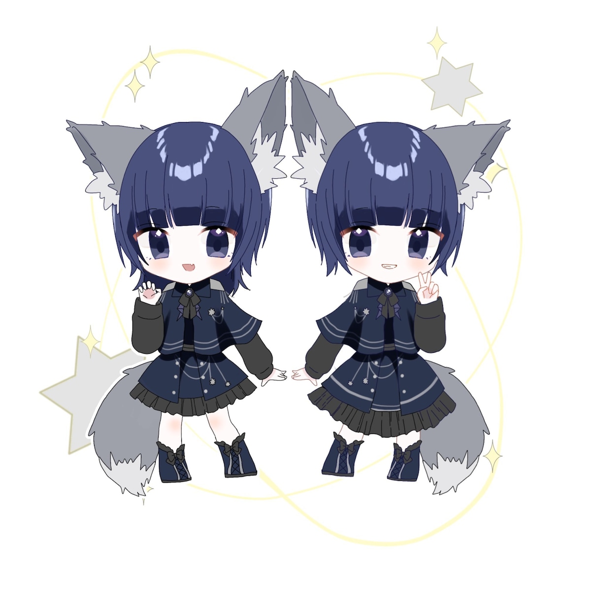ちびキャラ作成します かわいいちびキャラをお描きします！全身サイズ★ イメージ2