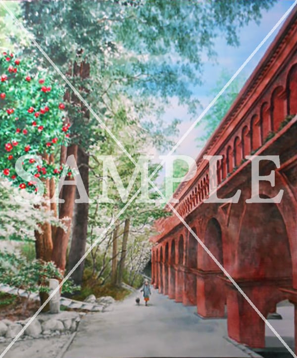 水彩で大きな絵を描きます ご自宅用に、新築・結婚などのお祝いに、プロの本格絵画を手軽に イメージ6