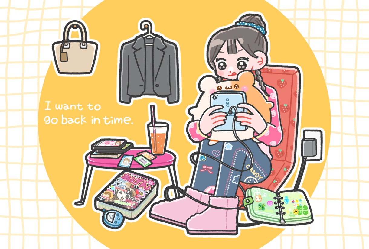 可愛くてちょっとゆるい一枚絵描きます 可愛いタッチで小物まできっちり描きます！ イメージ2