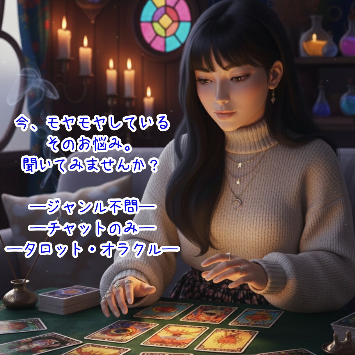 今、悩んでいるあなたへ。良き未来を願い占います 『寄り添い』を大切に。今だけ期間限定12月までの限定価格！ イメージ1