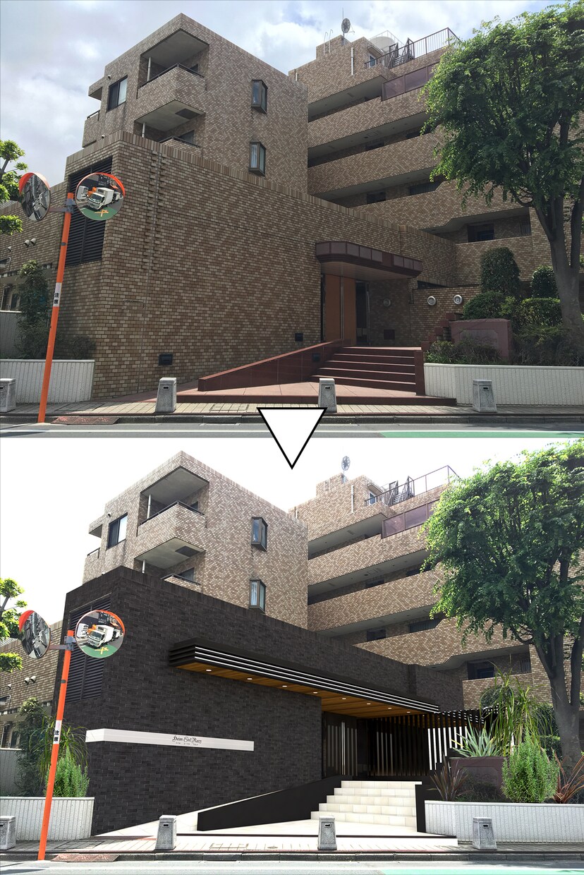建築のビフォーアフター写真で改装後を視覚化します プロの技術でリメイク！魅力的な改装プランを表現します！ イメージ2