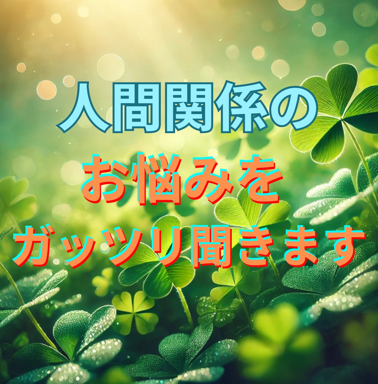 人との関わり方のお悩みをスッキリ解消します 〜心スッキリさせて人生の質を上げる〜 イメージ1