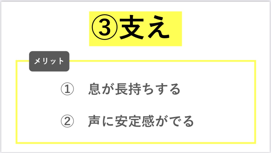 初心者必見！【③支え】のボイトレレッスンを致します アイドル事務所専属トレーナーが「明るく」「楽しく」レッスン♪ イメージ3