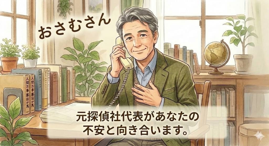 パートナーへの不信感をお聞きして分析します あなたの味方になって解決策を考えます。一人で悩まず「治」まで イメージ1
