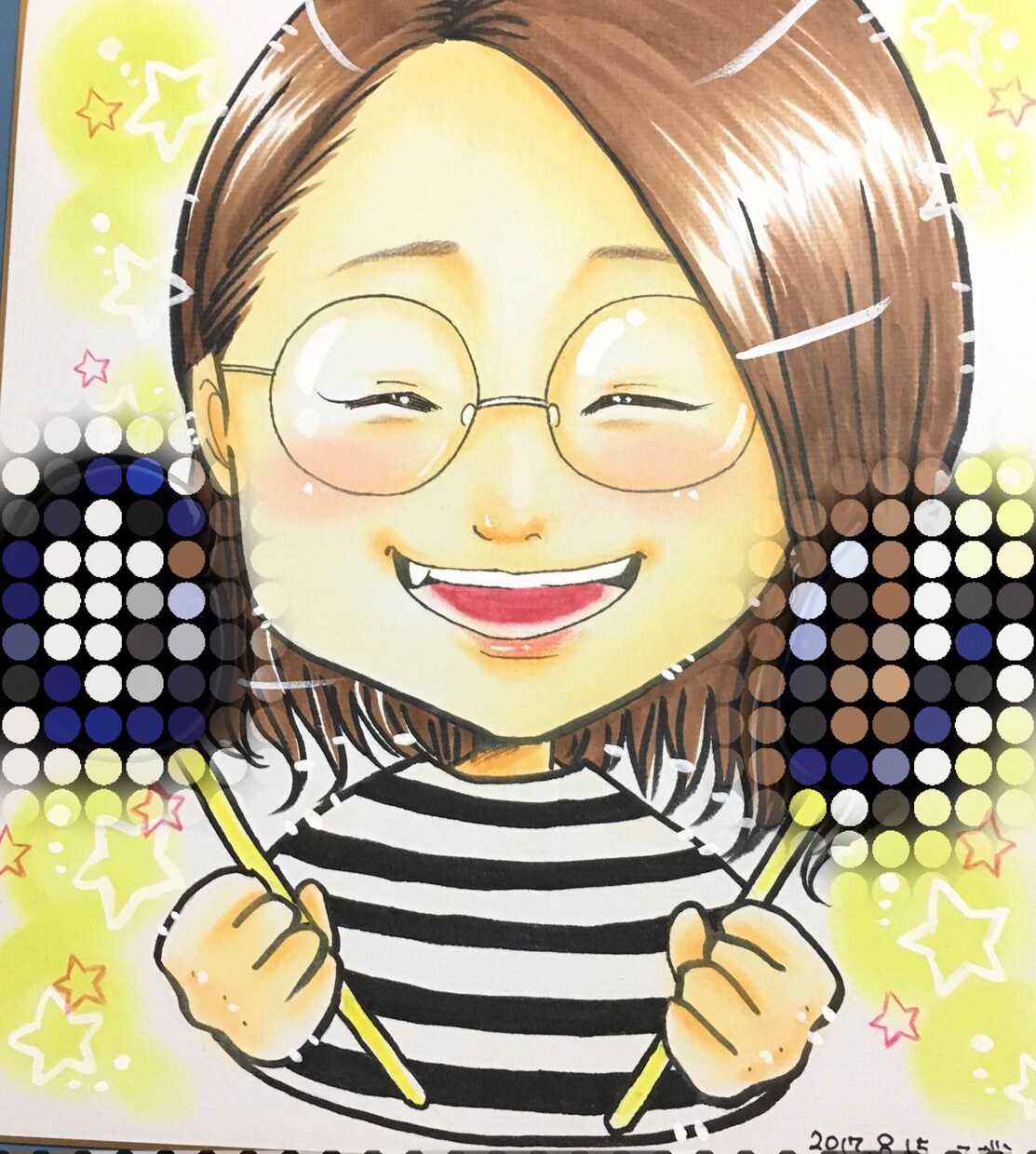 似顔絵書きます 大切な方へのプレゼントなどに似顔絵かかせてくださいっ✩ イメージ2