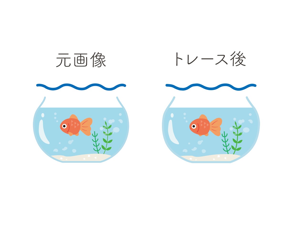 画像トレースいたします ロゴやイラストなどの画像をトレースし、AIデータに変換します イメージ2