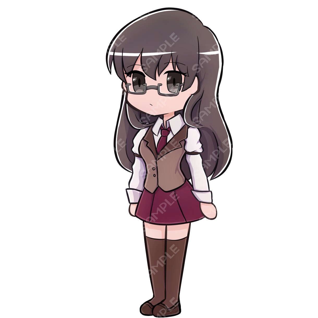 あなた"だけ"のちびキャラ立ち絵描きます "自分だけの動画やブログの立ち絵を安くで欲しい方にお勧め！" イメージ6