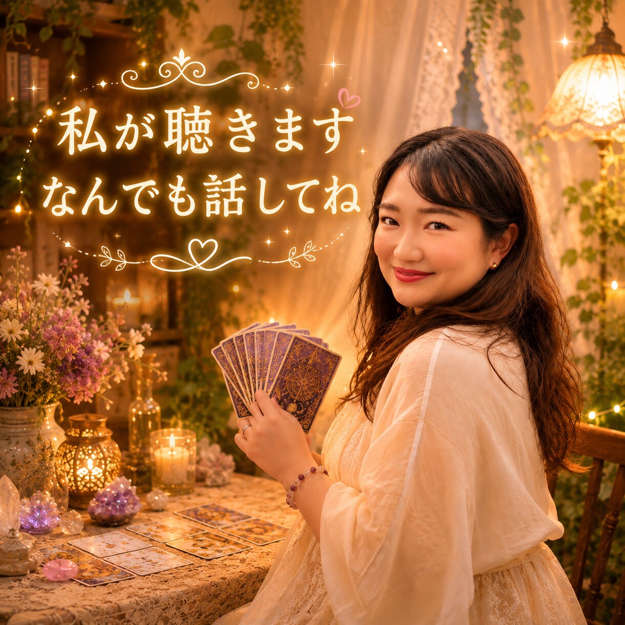 何でも聴きます 癒し、占いも可！なんでも聴かせてください イメージ2