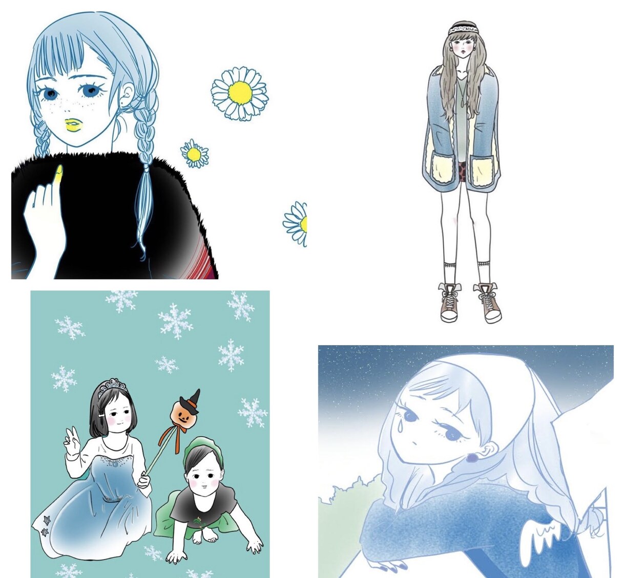 商用OK★シンプルで可愛い似顔絵やアイコン描きます アイコン、プロフィール画像などに★シンプル背景＋文字付 イメージ10