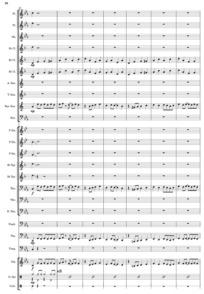 吹奏楽アレンジ譜書きます アレンジして欲しい曲調等あれば承ります イメージ1