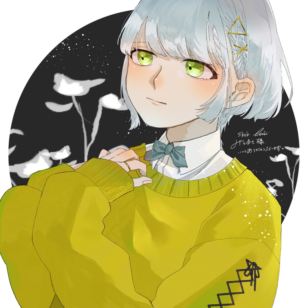 アイコン*ヘッダーお描きします 柔らかふわふわイラストでアカウントを可愛く イメージ7