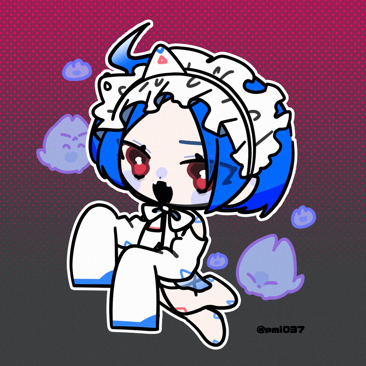 商用利用可！ミニキャライラストを描きます 納期早め対応可！ポップで個性的、グッズやサムネにも！ イメージ8