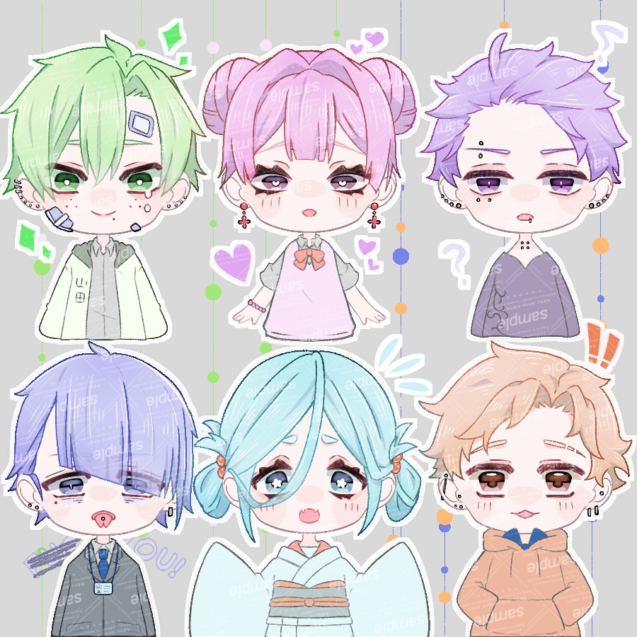 あなたの好きを形にします。アイコン立ち絵制作します SNS向け、VTuber立ち絵も対応可能 イメージ2