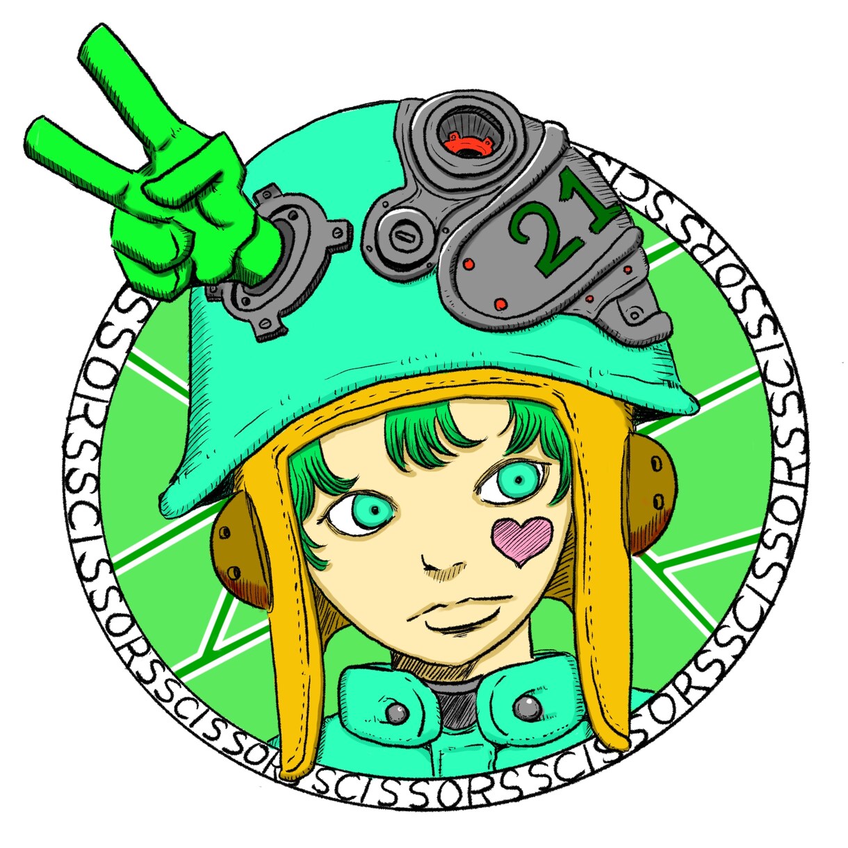 メカチックなSNS用アイコンを作ります メカチックな帽子を被ったキャラクターを作成いたします♪ イメージ7