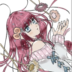 アイコンイラスの女の子色塗ります アイコンやSNSのイラストなど色塗りします イメージ1