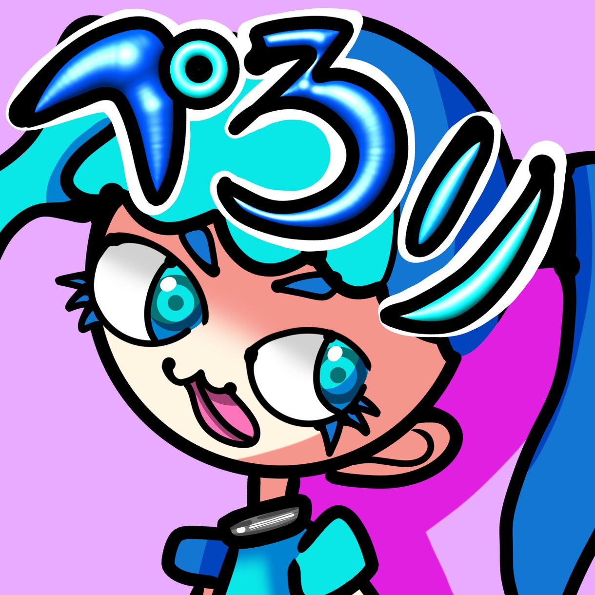 カートゥーン調の女の子のアイコン描きます カートゥーン調で個性をアピール イメージ1