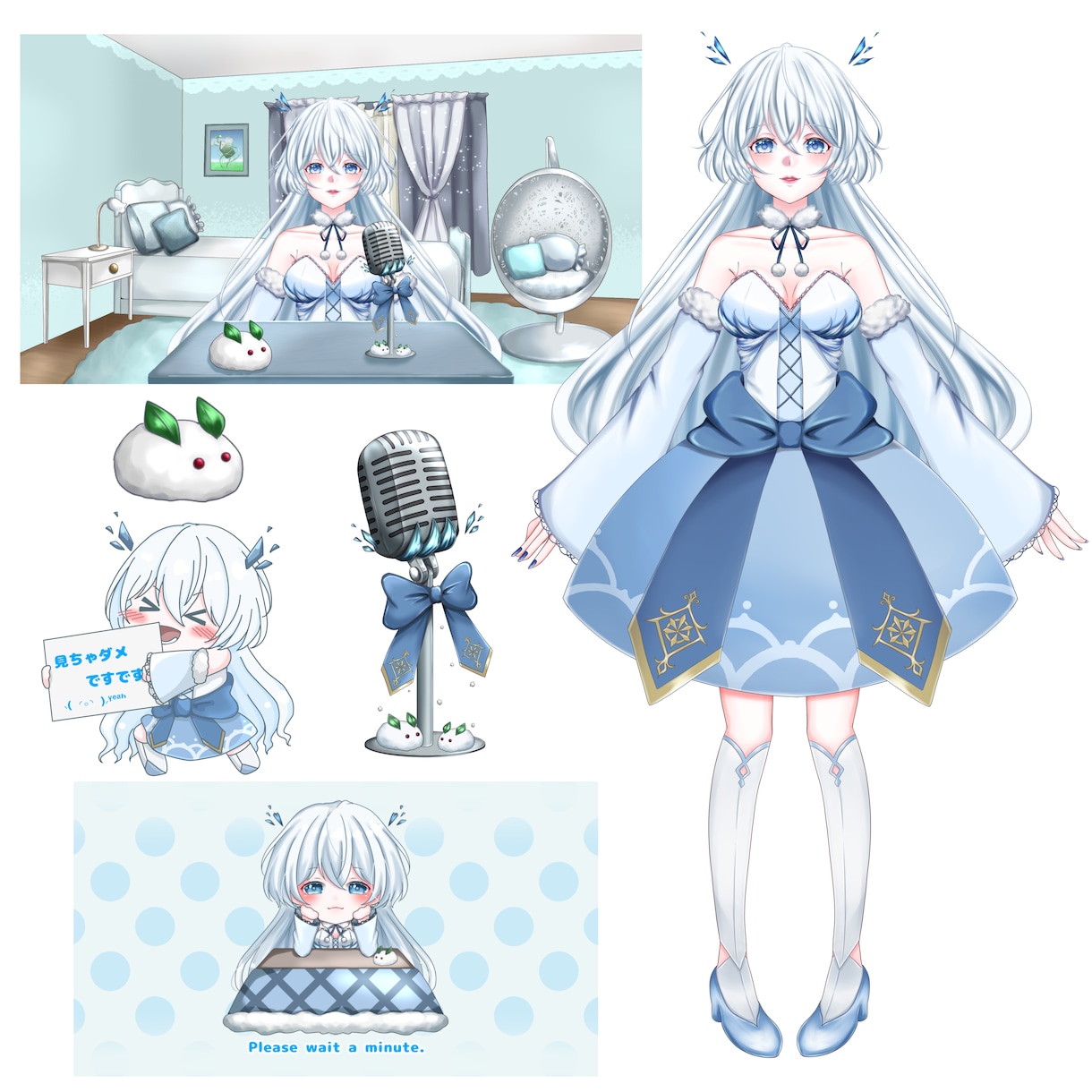 ブイチューバーのパーツわけまでします ブイチューバーデビューのお手伝いをします！ イメージ2