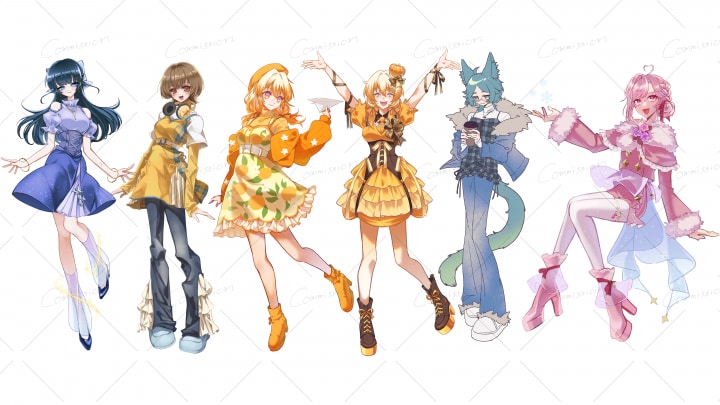 全身イラスト・立ち絵、描きます ご依頼者様の《こだわり》にとことん寄り添います★ イメージ1