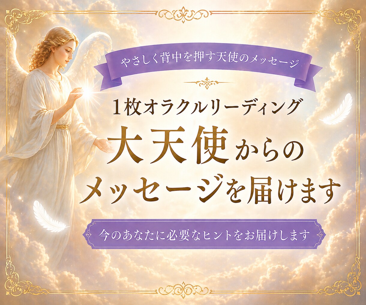 大天使の１枚オラクルカードで導きます 今のあなたに必要な大天使からのメッセージをシンプルに イメージ1