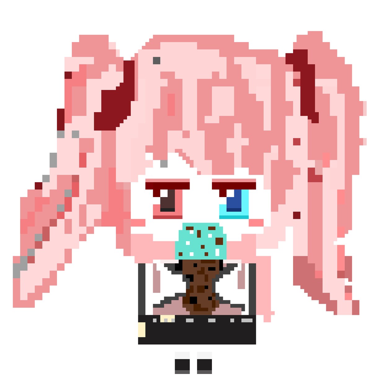 かわいいドット絵＋一個無料GIFもできます 独特なドットキャラクター欲しい人必ず見る！！！ イメージ1