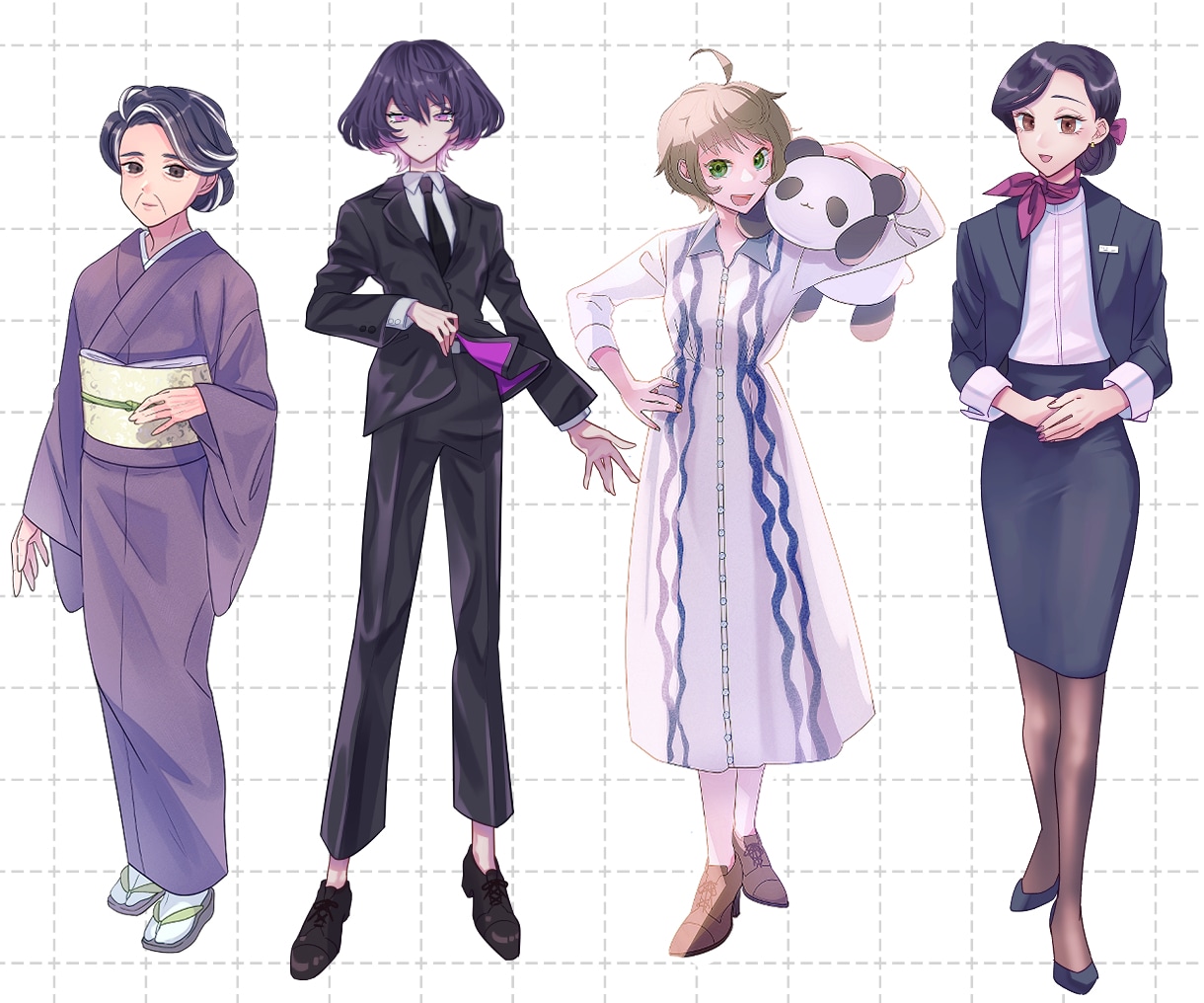 きれいめ・可憐な◎キャラクターイラストお描きします 品のある少年少女・女性・中性的なキャラおまかせください✧ イメージ3