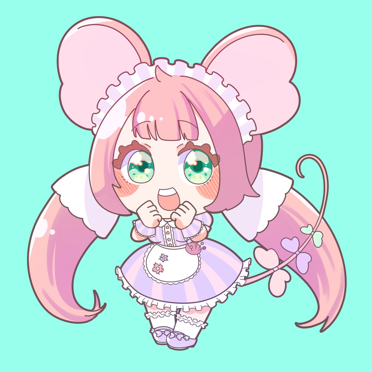ポップで可愛いミニキャラ・マスコット描きます 優しく温かみある絵柄と色合いが特徴！丁寧なヒアリング イメージ4
