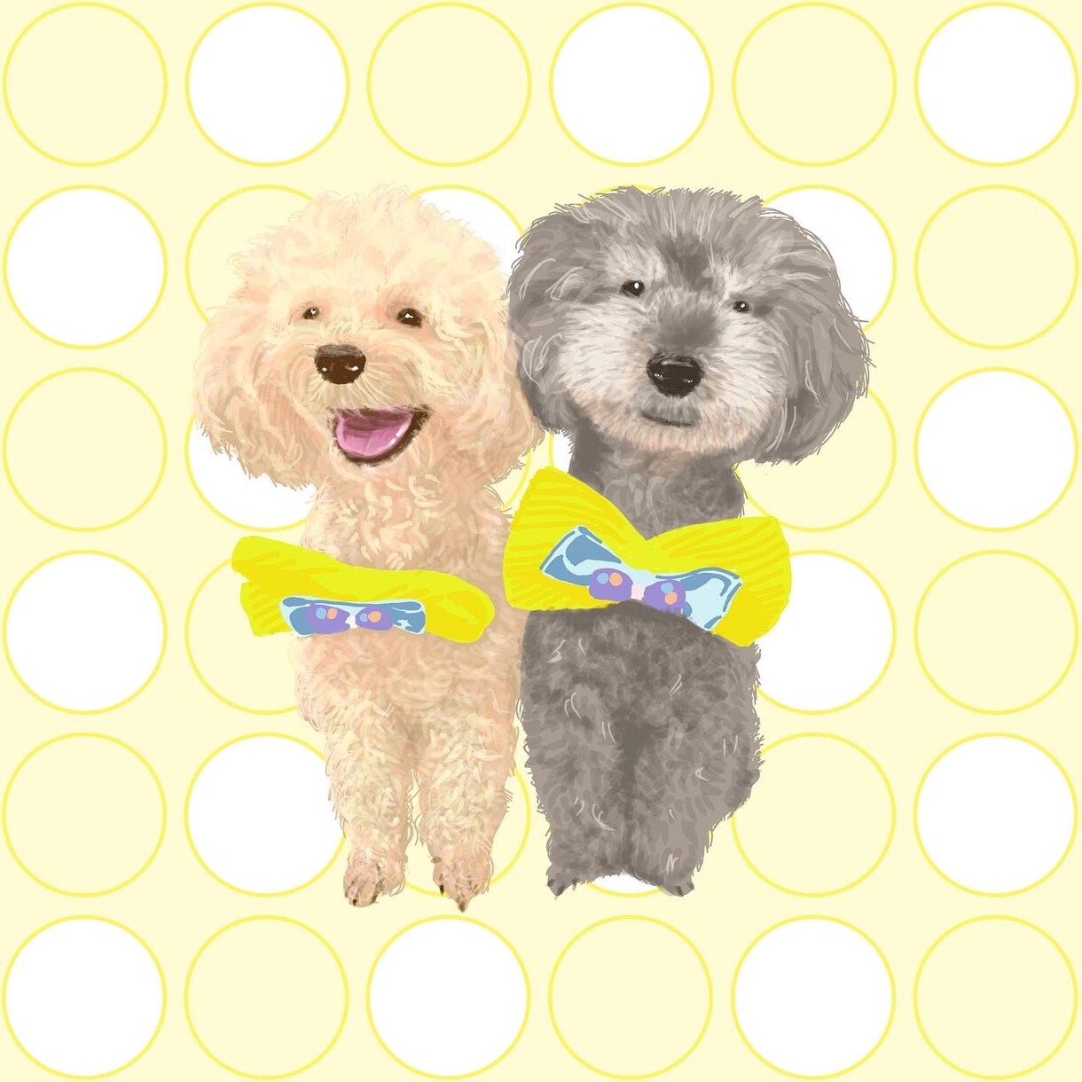 写真から大切なワンちゃんの思い出イラスト作成します 写真から大切なワンちゃんの思い出をイラストにいたします。 イメージ2