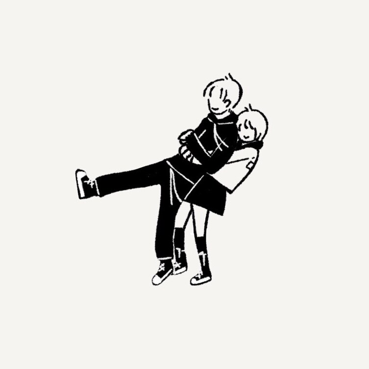 シンプルなモノクロのイラストを描きます SNS・WEB・ブログ用等に♪ イメージ1