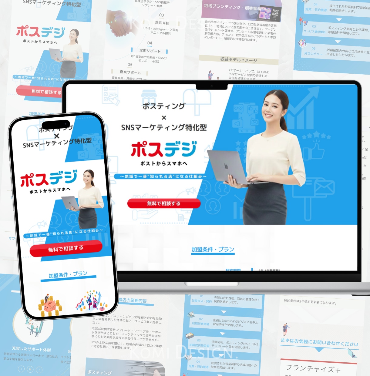 3名様限定★FV画像込み！高品質なLP制作します 【自分で編集できる】オリジナルLPを/Studioで制作！ イメージ4