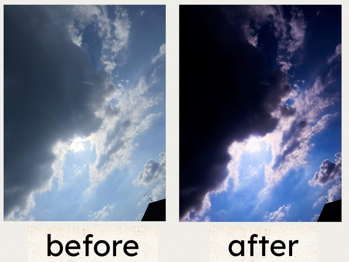 スマホ写真をSNS映えするアートに仕上げます 光と色を引き出すレタッチで、写真を作品に変えます。 イメージ7