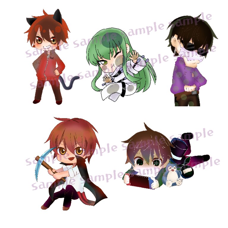オリジナルのちびキャラお描きします SNSのアイコンなどに最適です！ イメージ2