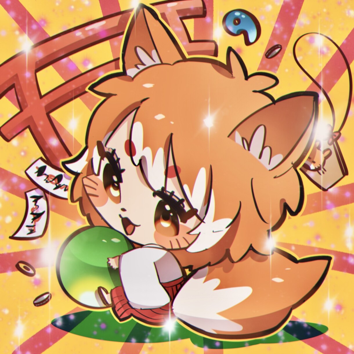 アニメ風タッチ！デフォルメアイコン描きます 可愛くてカラフル！私のオリジナルイラストはいかがですか？ イメージ4