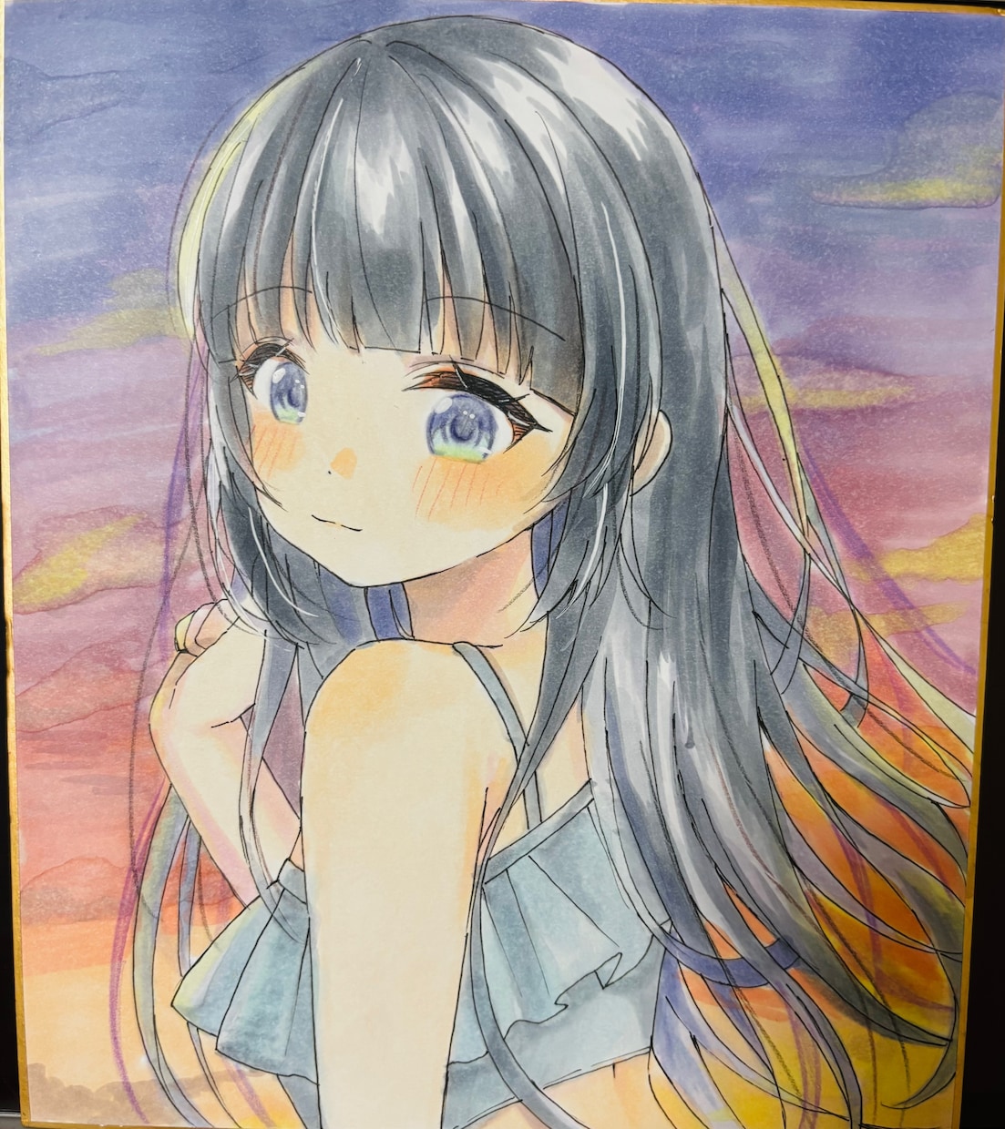 アナログ色紙お描きします オリジナル、版権お好きなものお描きできます！ イメージ2