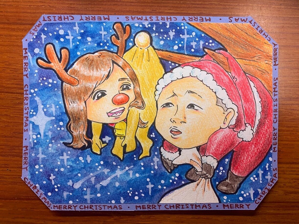 可愛くてリアル！ポップな手書きの似顔絵 描きます 大好きな人との特別な日に♪SNSのアイコンにも！ イメージ5