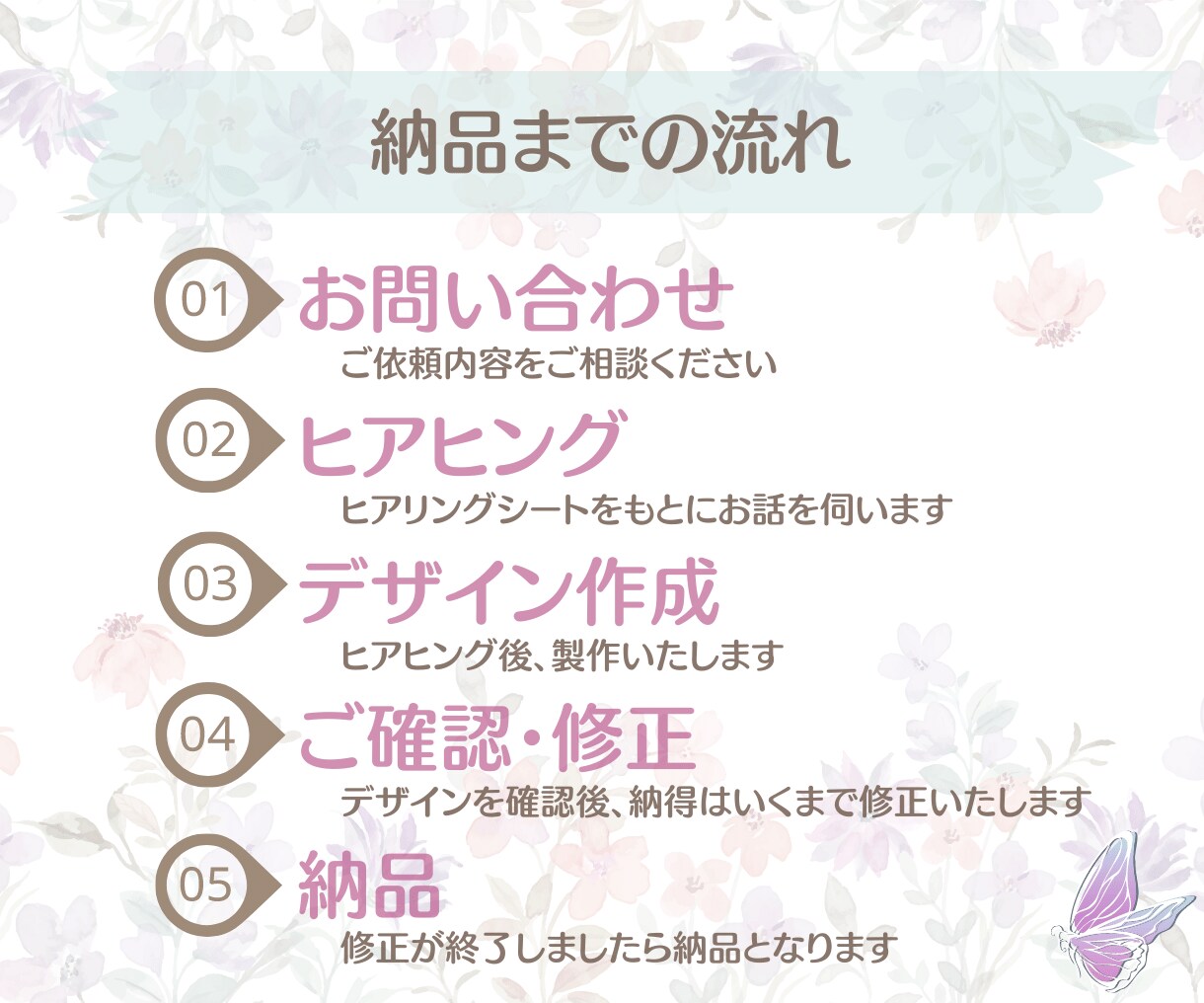 残3名・思わずポチッ！女性らしいバナーを作成します ナチュラルで優しい雰囲気♡修正無制限で安心対応！ イメージ5