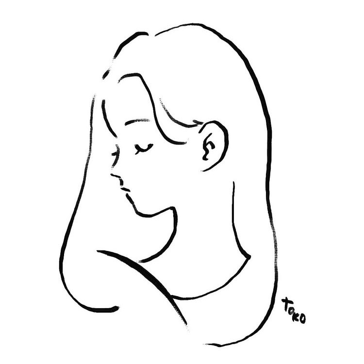 シンプルな線画のアイコンを描きます 雰囲気のある似顔絵をお探しの方へ イメージ2