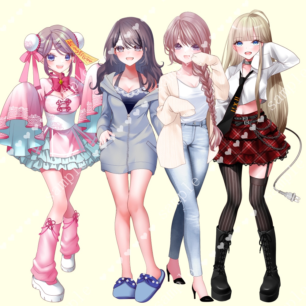 新衣装・立ち絵制作承ります 鮮やかで可愛いイラスト制作します❀ イメージ5