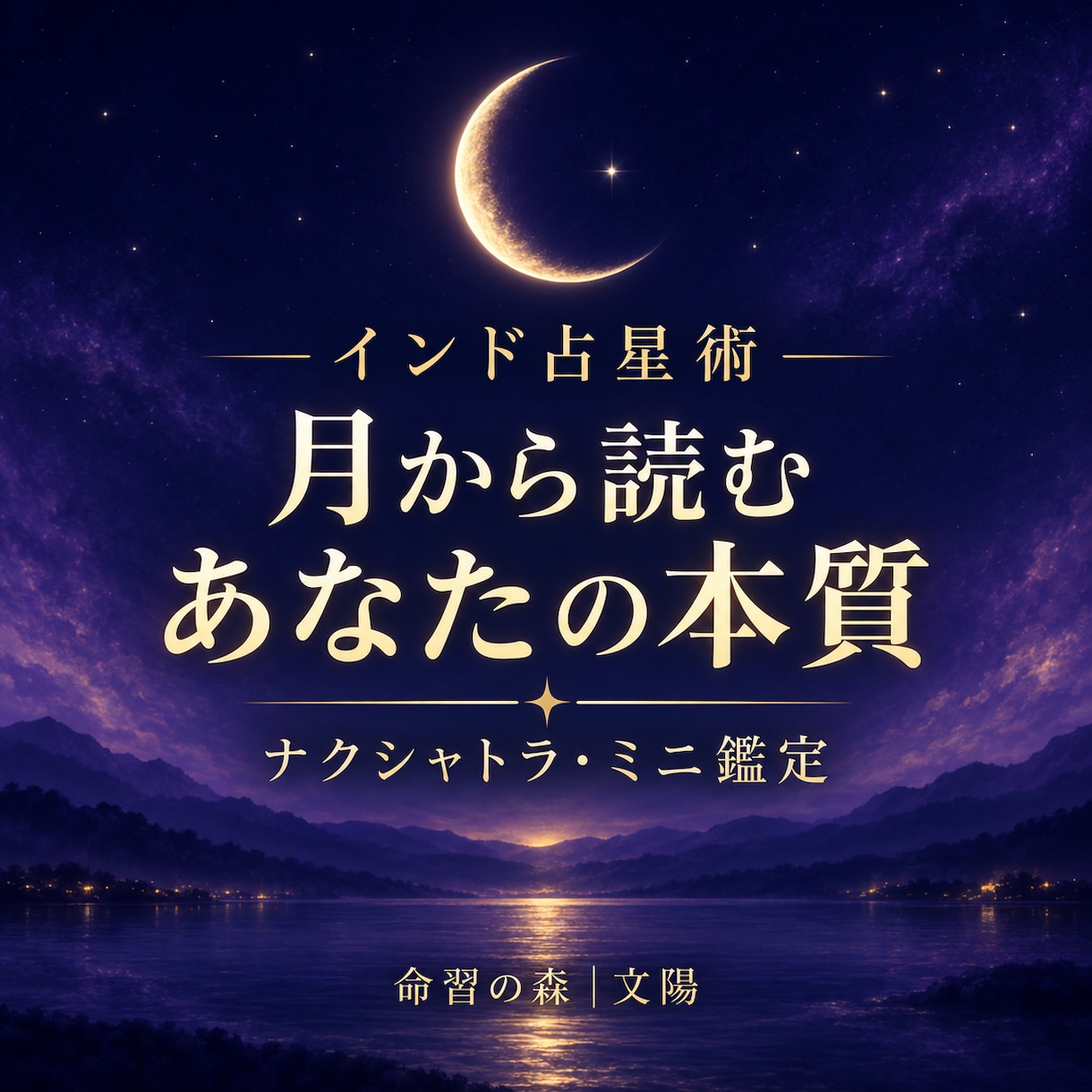 インド占星術で本質と人生後半のテーマを読みます 月の宿から読み解く、あなたの本質と人生後半のテーマ イメージ1
