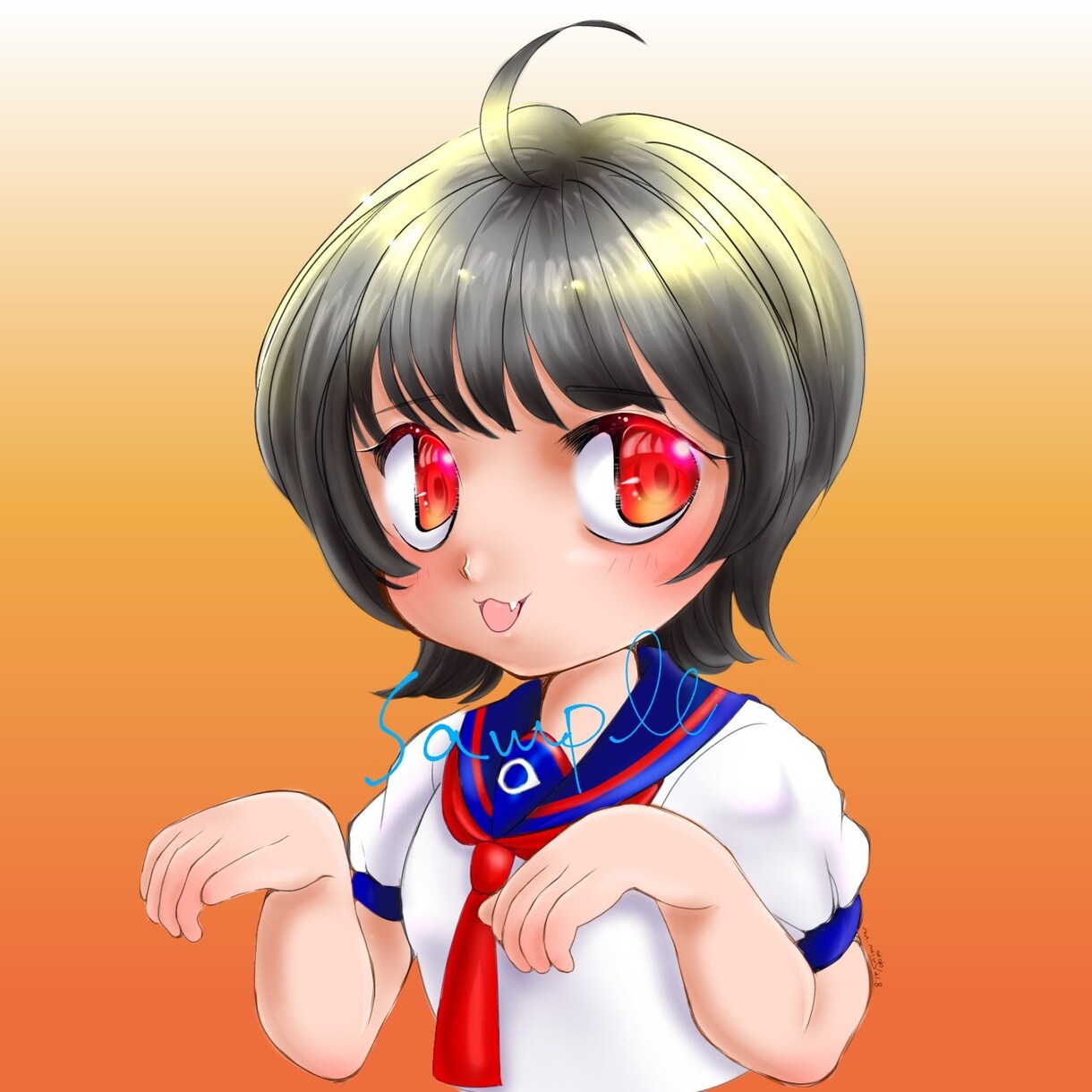 あなたのアイコン、可愛い“ちびキャラ”で描きます LINEやツイッター等SNSを可愛いアイコンで盛り上げよう！ イメージ4