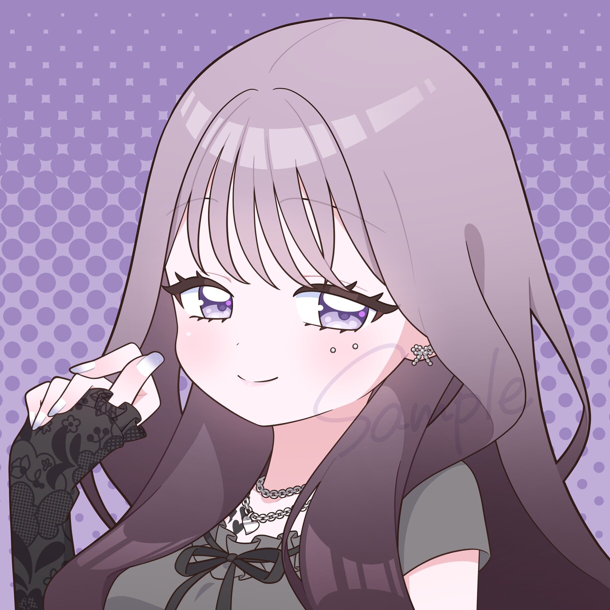 かわいい雰囲気のイラストを制作します シンプルなアニメ塗りのイラストです イメージ4